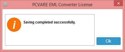 import eml to pst is done