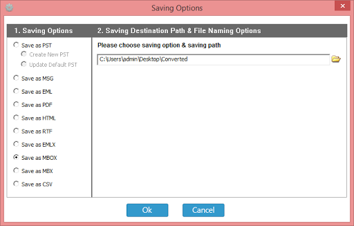 Conversion of MBOX file to PDF is completed