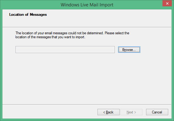 Import Messages