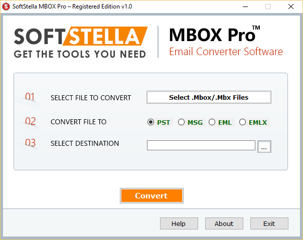 Export MBOX to PST File screenshot